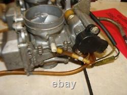 1997 YAMAHA VMAX SX 600 twin MIKUNI flat slide carb carburetors cables choke