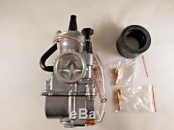 28mm PWK Flatslide Power Jet Carb for 125 250CC KOSO OKO MOPED SCOOTER P C9