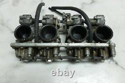 91 Suzuki GSX-R GSXR 750 GSXR750 Mikuni flat slide carbs carburetors set rack