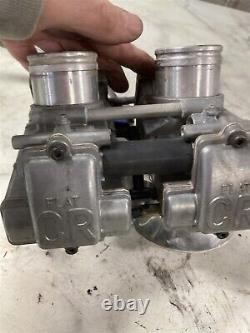 93 Yamaha VMX 12 VMX1200 V-Max 1200 aftermarket flat slide CR carbs carburetors