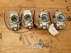 Four Vintage Nos Mikuni Tm-36 Tm36-2 Flat Slide 36mm Carb Carburetor Motorcycle