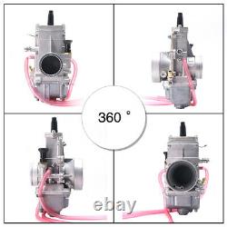 Genuine Real Mikuni TMX 38mm Flat Slide Performance 47mm Carburetor Carb TM38-27