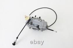 HARLEY OKO 45mm Flatslide Carburetor Natural fits 1990-1999 FLST, 1990-1999 FXS