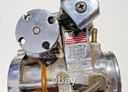 Harley Edelbrock Qwik Silver II Carburetor Flat Slide Shovel Head EVO XL FXR