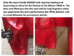 Honda XR650R Mikuni Carburetor, TM42-6 42mm Flatslide Pumper kit- Knob Choke