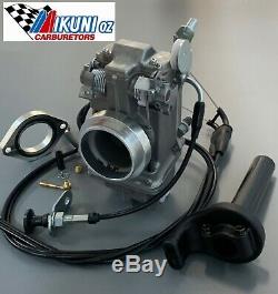 Kawasaki KLR650 Mikuni Carb, TM42-6 42mm Flatslide Pumper Kit, Cable Choke