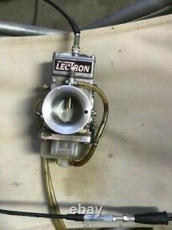 Lectron 36 Carburetor, Powerjet, Flatslide+ Cable. Ktm 300