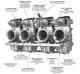 Mikuni Rs High Performance 40mm Radial Flat Slide Carburetors Rs40-d1-k