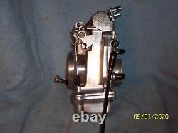 Mikuni Tm42 Flat Slide, Smoothbore, Pumper Race Carburetor. Harley, Polished