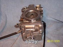 Mikuni Tm42 Flat Slide, Smoothbore, Pumper Race Carburetor. Harley, Polished