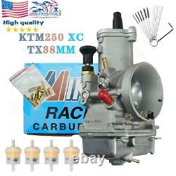 New TMX 38mm tx38 Carb Carburetor Kit Radial Flat Slide TMX38-27-K CR KX YZ125