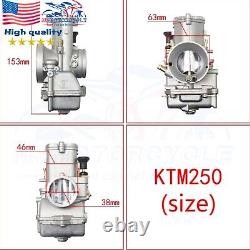 New TMX 38mm tx38 Carb Carburetor Kit Radial Flat Slide TMX38-27-K CR KX YZ125