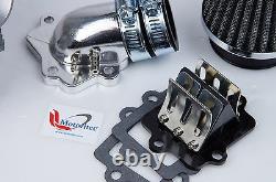 PWK flat slide 24mm Carburetor kit for Eton THUNDER 90 NXL-90 90cc 2T ATV TW @