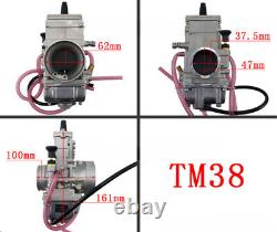 TM 38mm Flat Slide Carburetor TM38-86 Carb For Yamaha YZ 125 YZ 250/