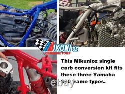 Yamaha Kick Start TT XT600 Mikuni TM42 Flatslide Pumper Single Carb Conversion